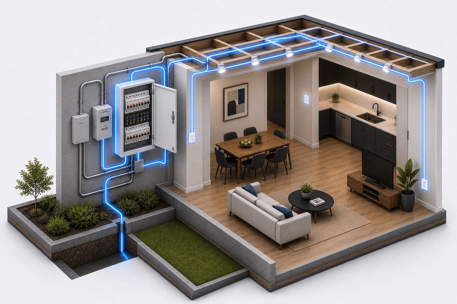 Electrical service work